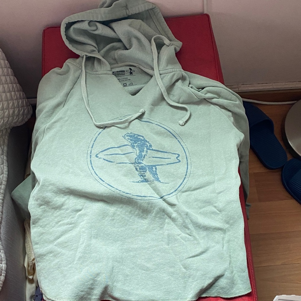 California Waves Mint Green Hoodie